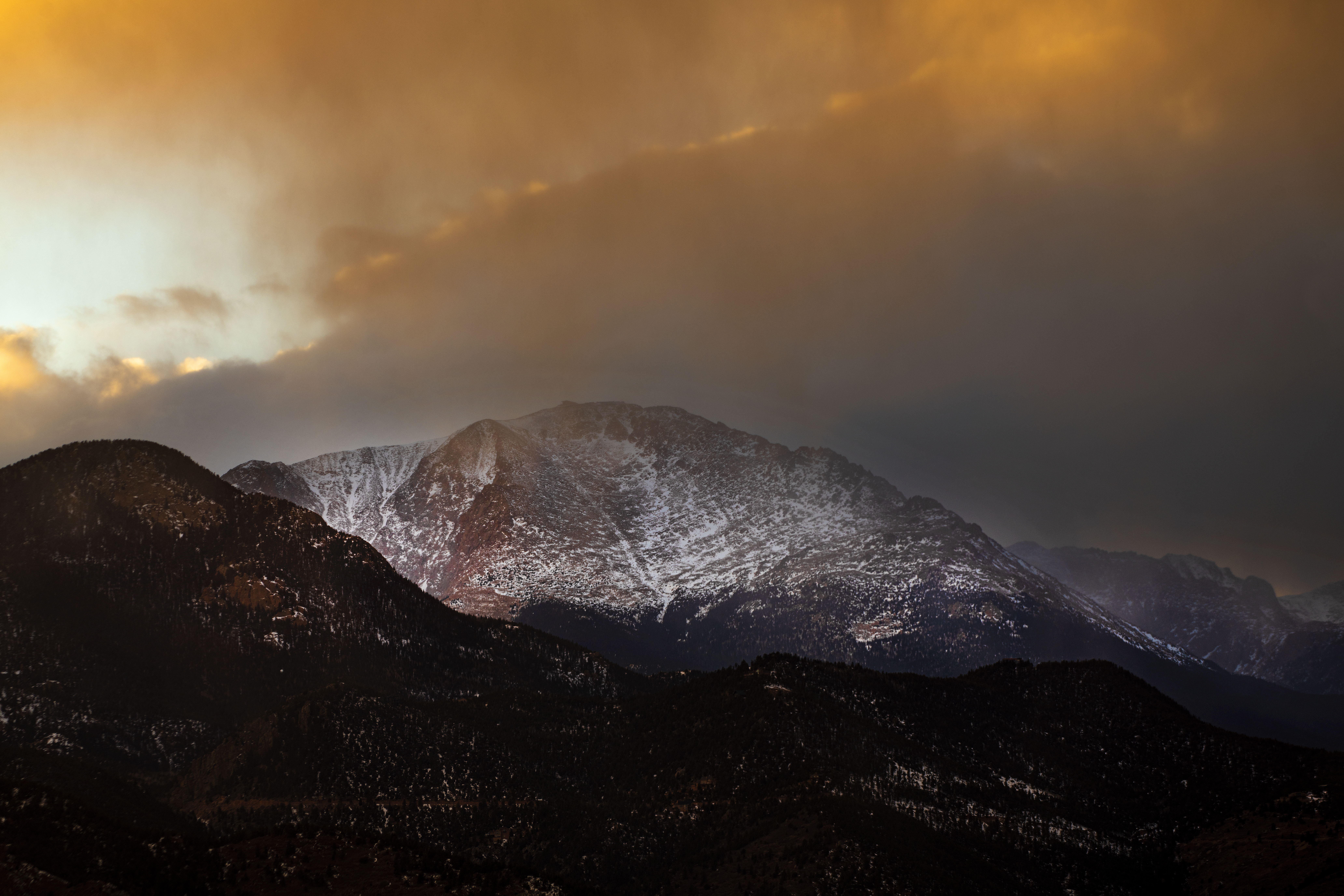 Golden light illuminating a quiet landscape, fine art nature photograph